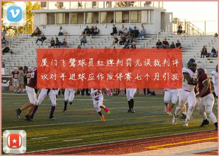 厦门飞鹭球员红牌判罚无误裁判评议对手进球应作废停赛七个月引发热议